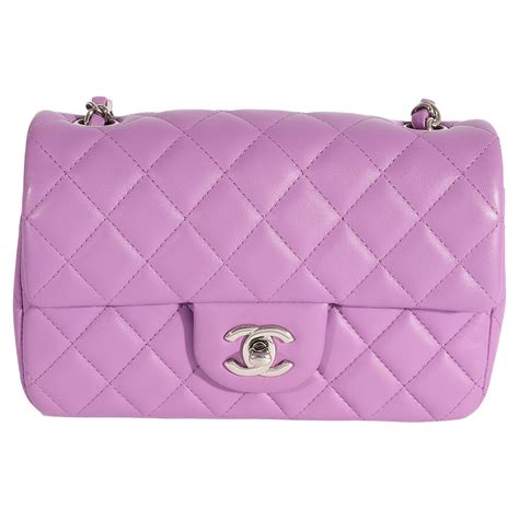 purple chanel mini|Chanel mini bag.